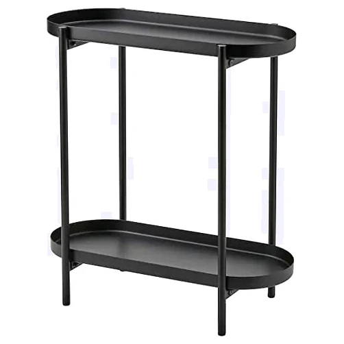IKEA OLIVBLAD Plant Stand, in/Outdoor Black Color 56 cm (22