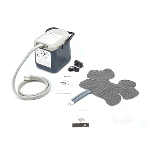 Ossur Cold Rush Compact Therapy Machine System with Ankle Pad - Ergonomic Ice Machine for Ankle After Surgery - Lightweight and Quiet Ankle Ice Pack Wrap - Strong Cryotherapy Freeze Kit Pump