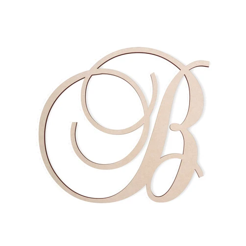 Jess and Jessica Wooden Letter B, 6