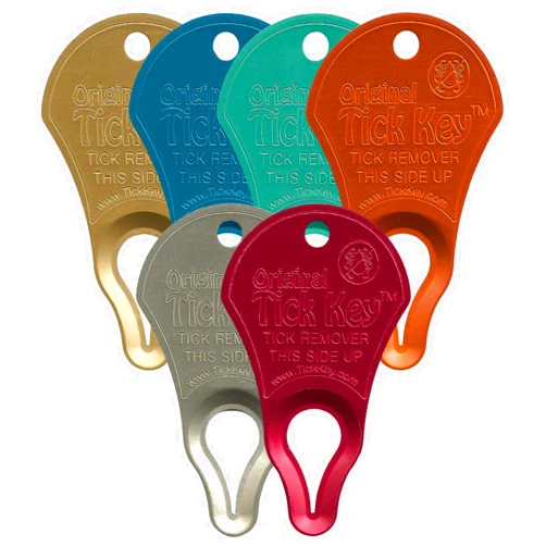 The Tick Key The Original Tick Key Tick Removal Device - Portable, Safe and Highly Effective Tick Removal Tool - Assorted Colors 6 Pack