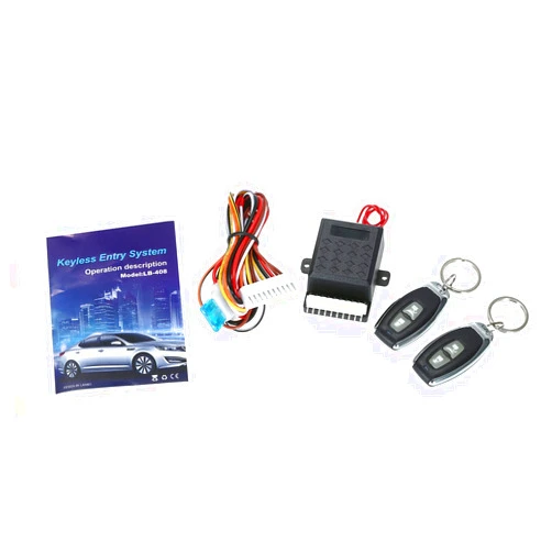 Shkalacar Universal Car Keyless Entry System, Keyless Entry Car - Door Lock/Unlock Trunk Release Keyless Entry System Central Locking Kit With Remote Control Support 1 Million Code Times