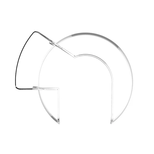 FOCOllK KSMBLPS Pouring Shield for Kitchenaid Bowl-Lift Stand Mixer, Splash Guard for Kitchenaid 5.5-8 Quart Bowl-Lift Stand Mixer and Stainless Steel Mixer Bowl, For Kitchenaid Attachments