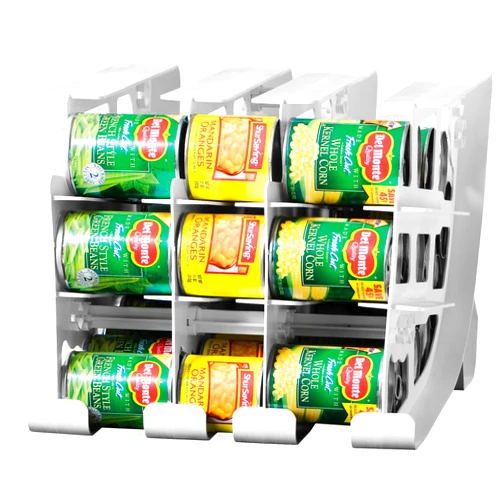 FIFO Pantry Storage Organizer Dispenser Rack for Canned Goods/Drinks, 54-Can Capacity