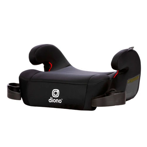 Diono Solana 2 No Latch, XL Lightweight Backless Belt-Positioning Booster Car Seat, 8 Years 1 Booster Seat, Black