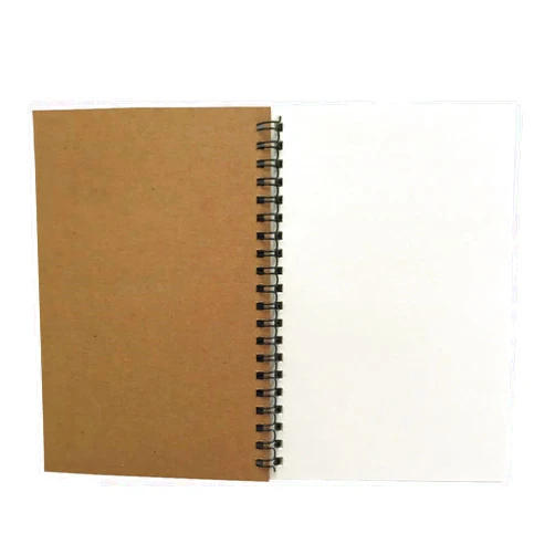 ZAYOIZY Kraft Paper Sketch Pad Unlined Sketchbook Spiral Bound Notebook Blank Sketching Book for Doodling Drawing Painting Use