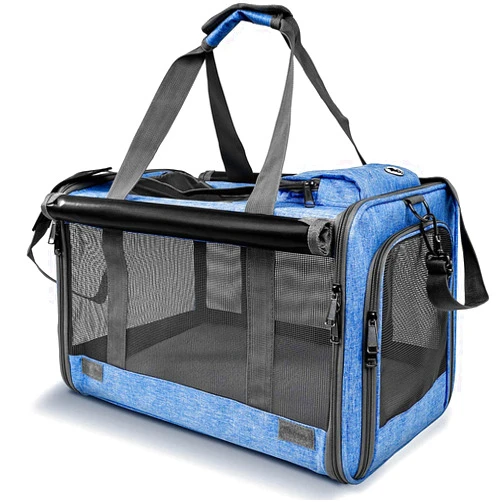 GAPZER Pet Carrier for Large and Medium Cats, Soft-Sided Pet Carrier for Big Medium Cats and Puppy, Dog Carriers Cat Carriers Pet Privacy Protection Travel Carriers