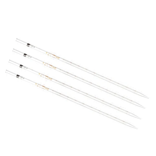 PATIKIL Graduated Dropper Pipettes, 4 Pcs 2ml Reusable Borosilicate Glass Pipette for Transfer Liquid for Laboratory, Chemistry, Clear