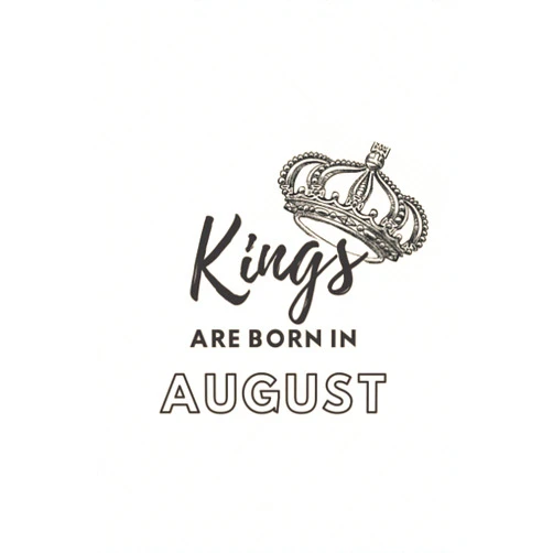 Star Sign Studio Kings are born in August: Leo Virgo Notebook (Queens and Kings Notebooks - cream patterned)