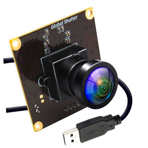 Hotpet High Speed 1080P Wide Angle Global Shutter USB Camera Module 1200P 90FPS Webcamera for Computer Mini UVC Webcam Board with 2.9mm Lens PC Webcam Golf Swing Camera for Raspberry Pi 3D Printer