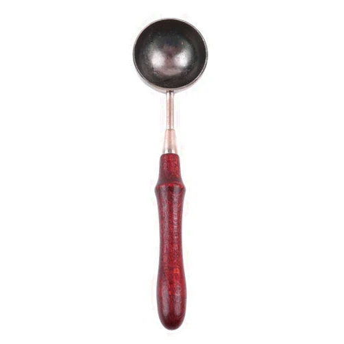 Lehao397 lehao Wax Seal Kit Wax Spoon Round Seal Stamp Stove Melting Furnace Metal Spoon Retro Handmade Tool Durable,Spoon