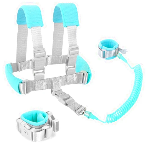Ptyuhnn Anti Lost Toddler Leash with Backpack Harness and Wrist Link for Child Safety Wristband Leash Keep Your Runner Close and Safe in Crowd Public Events.