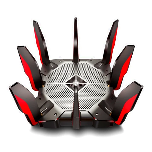 TP-Link WiFi 6 Internet Gaming Router - Tri Band High-Speed ax Router, Wireless Smart VPN Router for a Large Home, 2.5G WAN, 8 Gigabit LAN Ports (Archer AX10000)