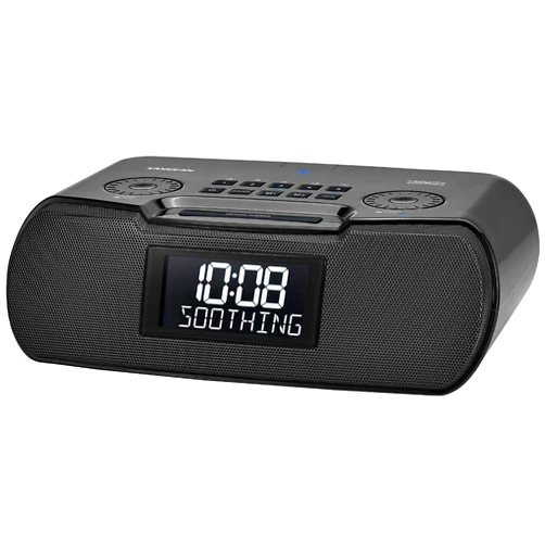 Sangean RCR-30 FM-RBDS/AM/Bluetooth/Aux-in Digital Tuning Clock Radio with USB Phone Charging and Sound Soother, Gray
