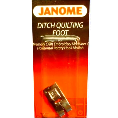 Janome Ditch Quilting Foot Memory Craft Embroidery Machines Horizontal Rotary Hook Models