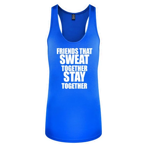 FANNOO Tank Tops for Women-Womens Funny Saying Fitness Workout Racerback Tank Tops Sleeveless Shirts