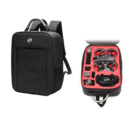 Hesupy Carrying Case Backpack for DJI Avata 2, Portable Travel Storage Bag Protective Cover for Avata 2 Drone/Fly More Combo, for Goggles 3, FPV Remote Controller Accessories Organizer Case