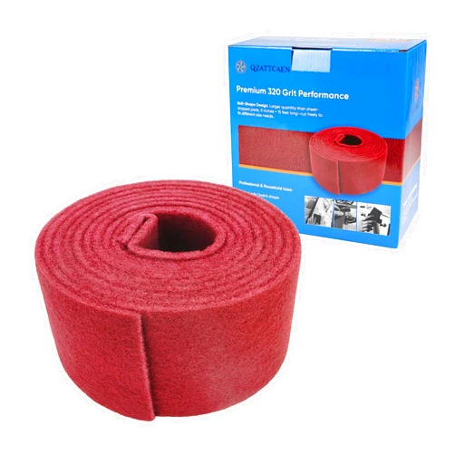 QZATTCAEN Maroon General Purpose Scuff Pads, Scuffing, Scouring Pad, Sanding, Paint Primer Prep Scratch - Surface Preparation Pad Car Auto Body Woodworking 7447-Premium, 5 Inches*15 Feet