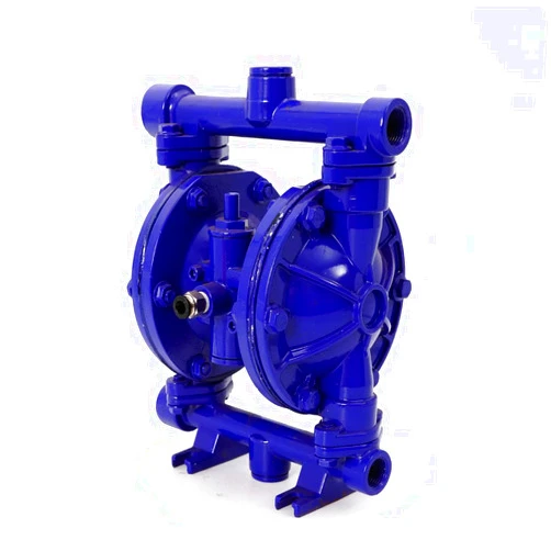 LOYALHEARTDY Air-Operated Double Diaphragm Pump 1/2 inch Inlet Outlet Cast Iron Air Diaphragm Pump 12 GPM Max 115PSI for Industrial Use QBK-15-1/2inch