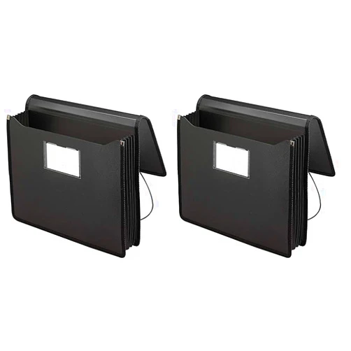 Smead Poly Premium Expanding File Wallet with Closure, 5-1/4