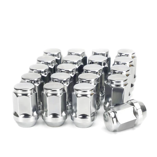 Glorider M12x1.5 Lug Nuts Chrome, 20Pcs 12x1.5 Aftermarket Wheel Lug Nut for Honda Accord Civic CRV Element HRV Trailblazer TSX Fusion Focus Escape Tacoma Avalon Camry Closed End Tuner