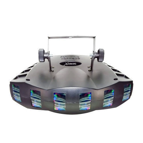 CHAUVET DJ Derby X RGB LED Derby w/Static, Blackout, Strobe Effect Light & Automated/Sound Active Programs