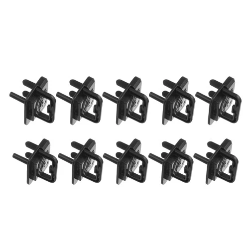 MECCANIXITY 10 Pack Outlet Covers Proofing, Plug Covers Easy Installation Electric Plug Protectors Safety Socket Cover Plugs Protector Black