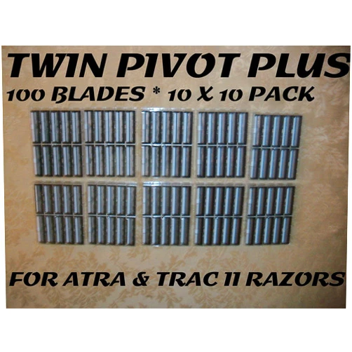 Victoria Personna Twin Pivot Plus - 100 Blades (10 x 10 Bulk Pack)