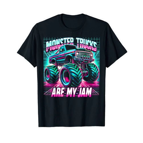 Monster Trucks Lover Gifts Monster Truck Are My Jam T-Shirt