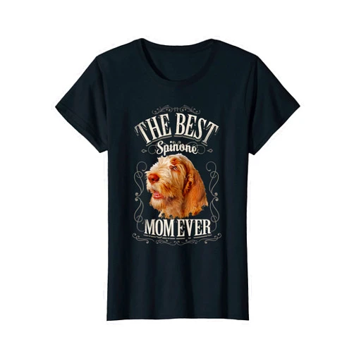 J.Bergsonn: Spinone Italiano Dog Womens Best Spinone Mom Ever Funny Italian Spinone Dog Vintage T-Shirt