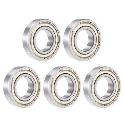 uxcell 6901ZZ Deep Groove Ball Bearing 12x24x6mm Double Shielded Chrome Steel Bearings 5Pcs