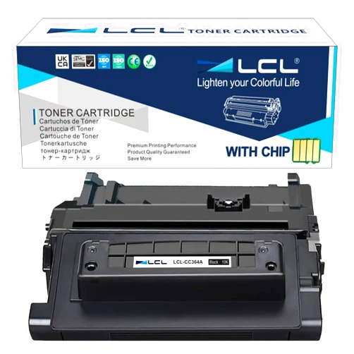 LCL Compatible Toner Cartridge Replacement for HP 64A CC364A P4014N P4014DN P4015N P4015TN P4015DN P4015X P4515N P4515TN P4515X (1-Pack Black)