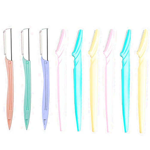 ZTRHYOO Eyebrow Razor 9 Pack, Precision Facial Hair Trimmer for Women, Eyebrow Shaper Facial Razor for Men