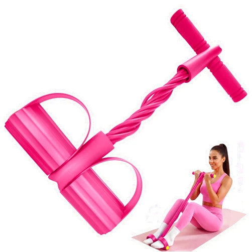SPDTECH 8 Tube Resistance Band with Handles,Multifunction Fitness Equipment,Durable TPE Tension Rope for Full-Body Workout, Abdomen,Waist,Arm,Leg