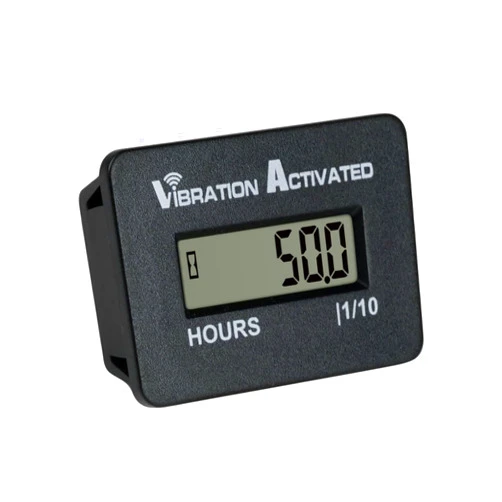 Runleader Digital Wilress Vibration Activated Hour Meter,Accelerate Sensor Design,Snap-in Mounting,Applicable to All Types of Lawn Mower Generator Compressor Motorcycle Dirtbike Outboard Motor