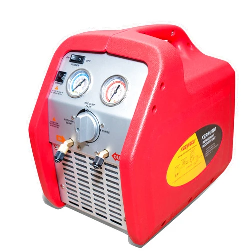 Kozyvacu Oil-less Portable Refrigerant Recovery Machine for Both Liquid and Vapor Refrigerant (1HP Dual Cylinder)