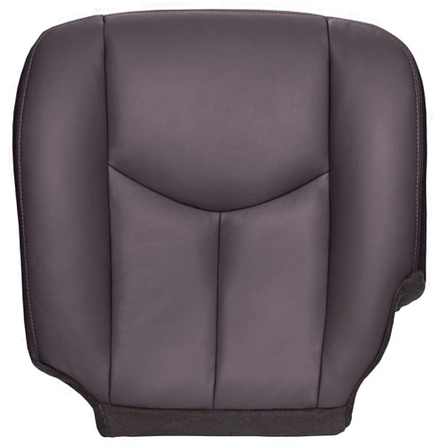 The Seat Shop Work Truck Driver Bottom Replacement Seat Cover - Very Dark Pewter (Dark Gray) Vinyl (Compatible with 2003-2006 Chevrolet Silverado Work Truck)
