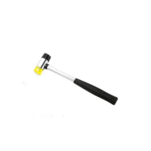KENGAA Double-Sided Hammer Geological Hammer Multifunctional Rubber Hammer Household Hammer Tile Glue Percussion Hammer Plastic Elastic Floor Tile Rubber Hammer (Color : 25mm)