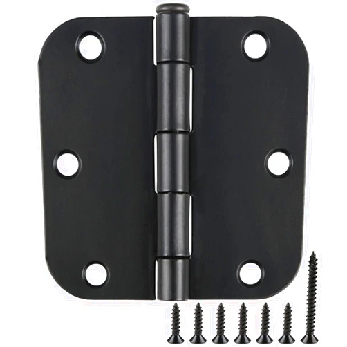 TDCHINGES Rounded Door Hinges 3-1/2