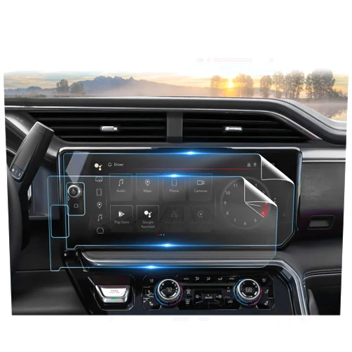 CDEFG (2PCS) for 2022 2023 2024 Chevy Silverado 1500 Screen Protector & GMC Sierra 1500 Screen Protector for 2024 Silverado/Sierra 2500HD 3500HD Accessories 13.4