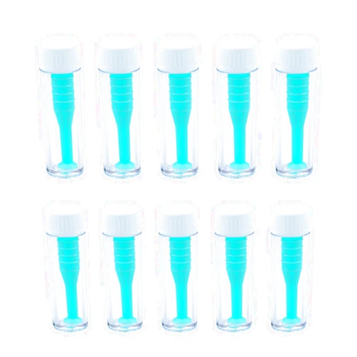AUEAR, Pack of 10 Soft Silicone Contact Scleral Lens Insertion Tool Plunger Remover Contact Plunger for Soft Hard Lenses Green Color