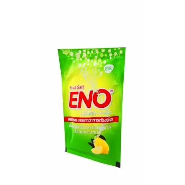 ENO, 30 Packets of ENO Sparkling Antacid Relief (Lemon Flavoured, Fruit Salt) for Indigestion, Flatulence. (4.3 G/ Packet).