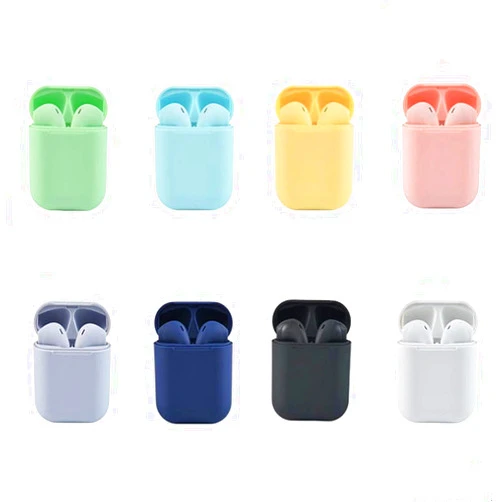Wittily Wireless Earphones, Bluetooth 5 Headphones with Noise Cancellation Mic, 25H Playtime, Waterproof HiFi Stereo Wireless Earbuds Headphones for iPhone and Android (Gray)
