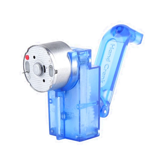 Marhynchus Hand Crank Generator, Hand Crank Driven Electricity Generator, 3V to 6V Mechanical Emergency Power Supply Generators Science Kit, power outage supplies hand generator
