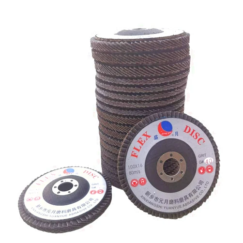 ZSYSUP Premium High Density Flap Discs 4 Inch 20 Pack Assortment - 40 60 80 120 Grit,Aluminum Oxide Abrasives Sanding Grinding Disk, Flat Type #27, 5/8 Inch Arbor Size