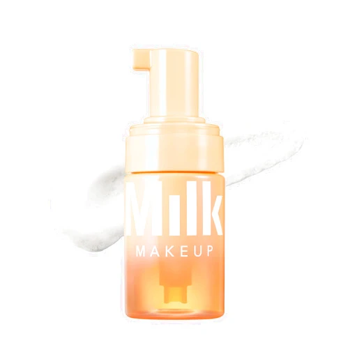 Milk Makeup Cloud Glow Foam Brightening Primer – Face Primer Holds Makeup for Up to 12 Hours + Brightens Skin – Hydrating, Lightweight, Silicone-Free Foam with Naturally Glowy Finish – 0.91 oz