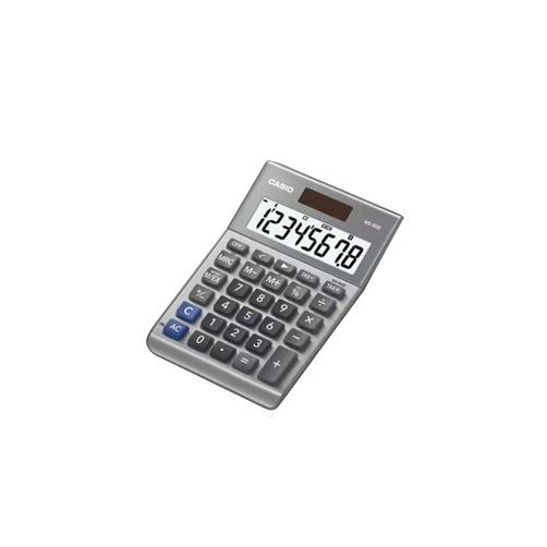 Casio MS-80B Standard Function Desktop Calculator Silver