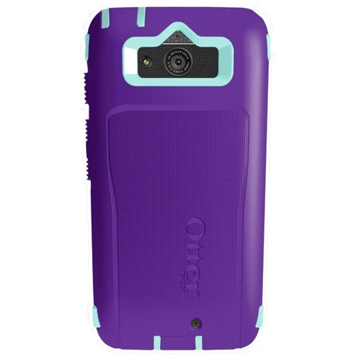 OTTERBOX Defender Series Case for Motorola Droid Mini - Retail Packaging - Aqua/Purple