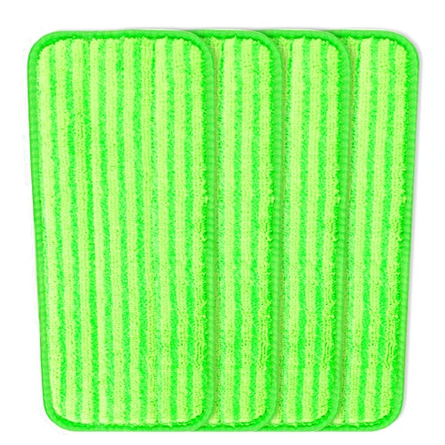 DR DAPPER Reusable Mop Pad Wet Jet Refills Compatible with Swiffer WetJet Mop, 4 Pack Wet Jet Pads, Microfiber Mop Pad Refills for Floor Mopping and Cleaning, Wet & Dry Use for Swiffer Wet Jet Pads