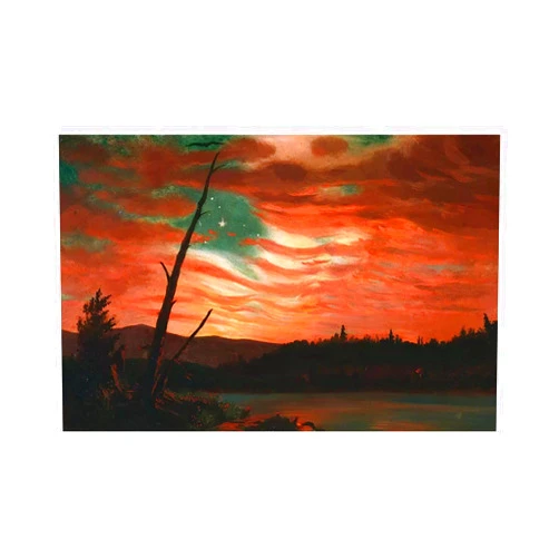 iCanvas Our Banner in the Sky Gallery-Wrapped Canvas Giclée Wall Art Print by Frederic Edwin Church