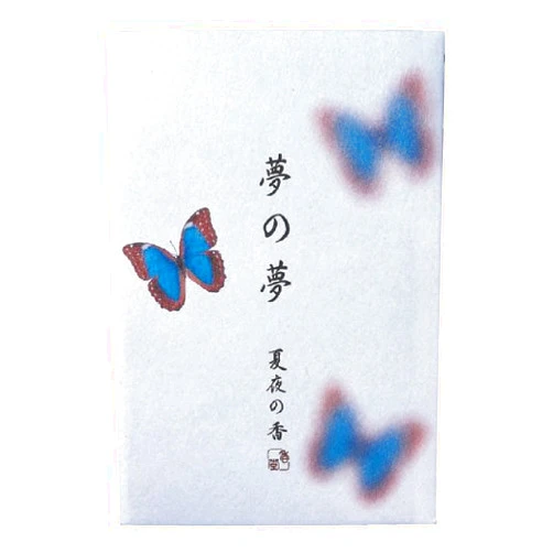 Nippon kodo Yume-no-Yume (The Dream of Dreams) - Summer - Butterfly Incense 12 Sticks by nippon kodo Japanese Quality Incense Since 1575